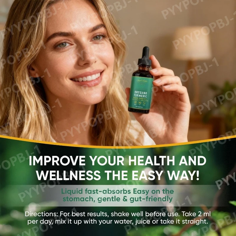Plant Drops Natural Herbal Liquid Drops with Sea Moss Moringa Turmeric and Black Seed Oil Plant Based Liquid Supplement 60ml
Plant Drops Natural Herbal Liquid Drops with Sea Moss Moringa Turmeric and Black Seed Oil Plant Based Liquid Supplement 60ml