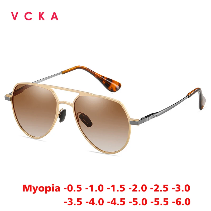 VCKA 2025 Men Big Round Classic Polarized Myopia Sunglasses Women Prescription UV400 Glasses Optics Custom Eyewear -0.5 to -6.0
VCKA 2025 Men Big Round Classic Polarized Myopia Sunglasses Women Prescription UV400 Glasses Optics Custom Eyewear -0.5 to -6.0