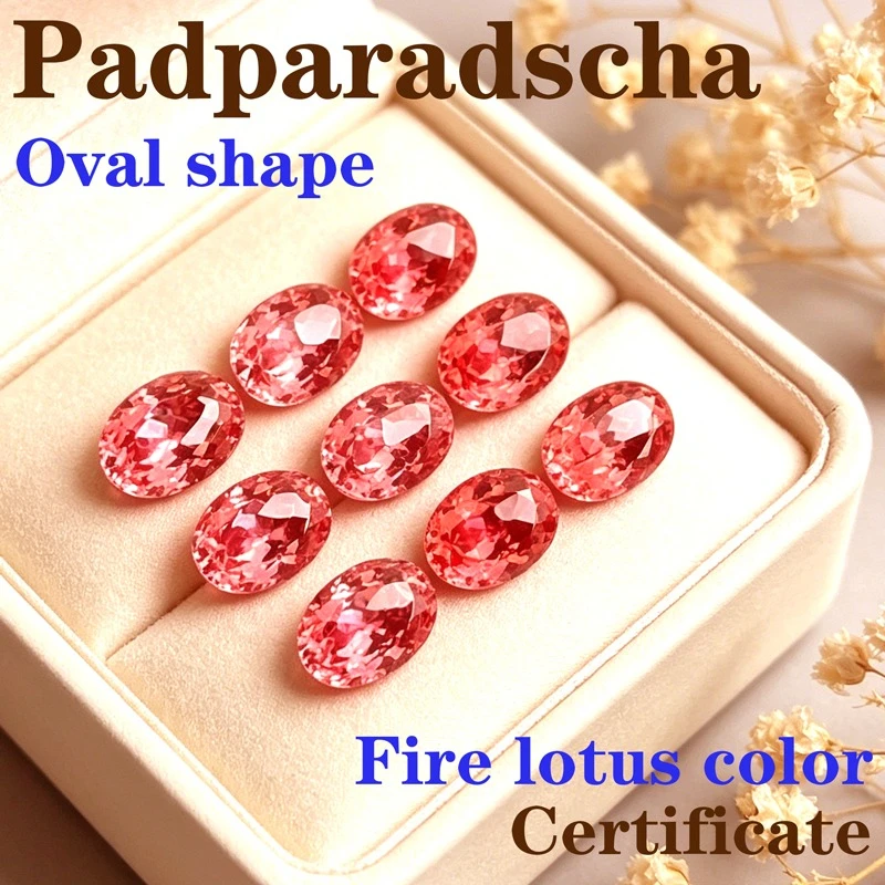 Synthetic Sapphire Fire Lotus Color Padparadscha Oval Shape Certificate Selectable Wholesale
Synthetic Sapphire Fire Lotus Color Padparadscha Oval Shape Certificate Selectable Wholesale