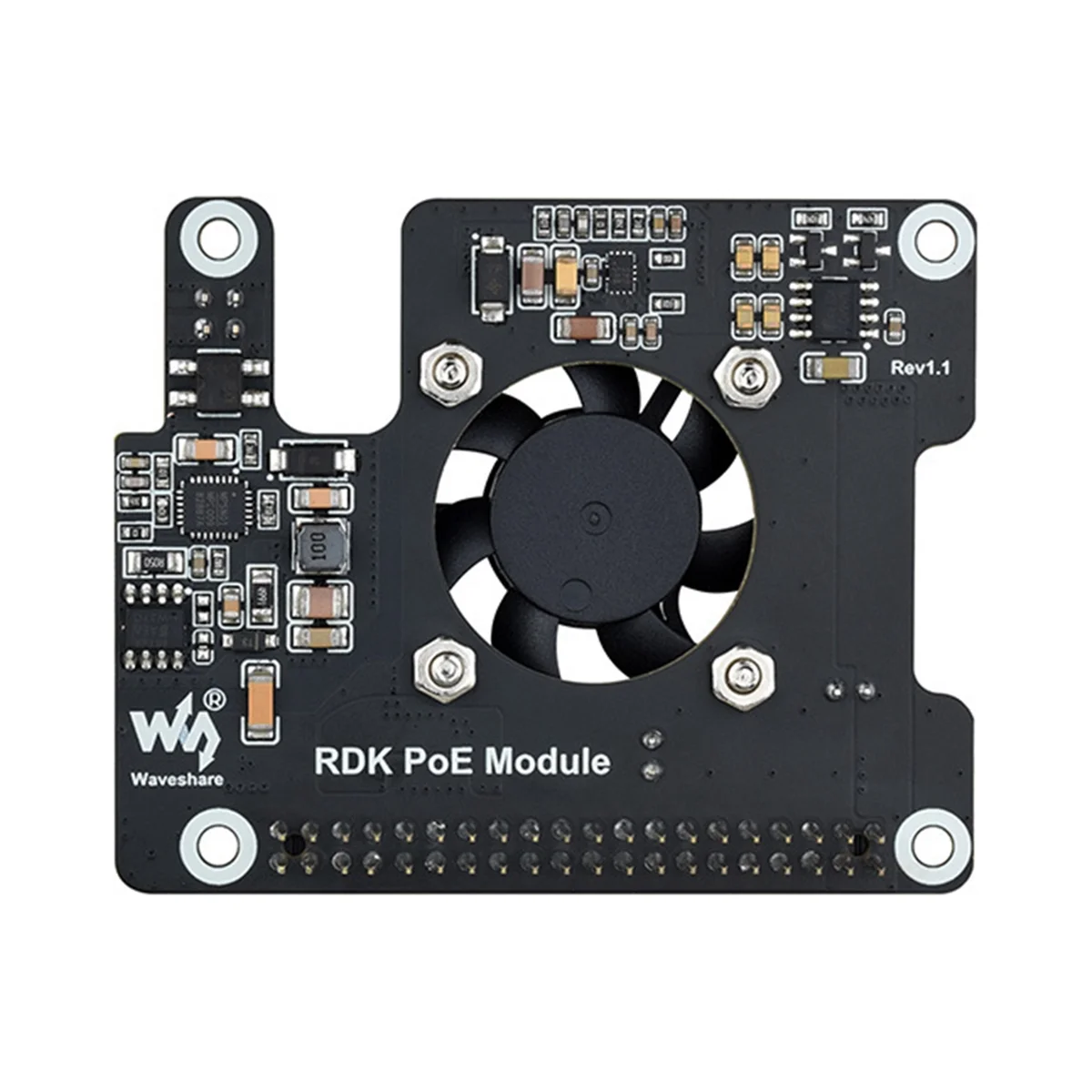 Waveshare for RDK X5 PoE HAT with Fan+Heatsink for D-Robotics RDK X5 Motherboard IEEE 802.3af/At Expansion Board-Grocery
Waveshare for RDK X5 PoE HAT with Fan+Heatsink for D-Robotics RDK X5 Motherboard IEEE 802.3af/At Expansion Board-Grocery