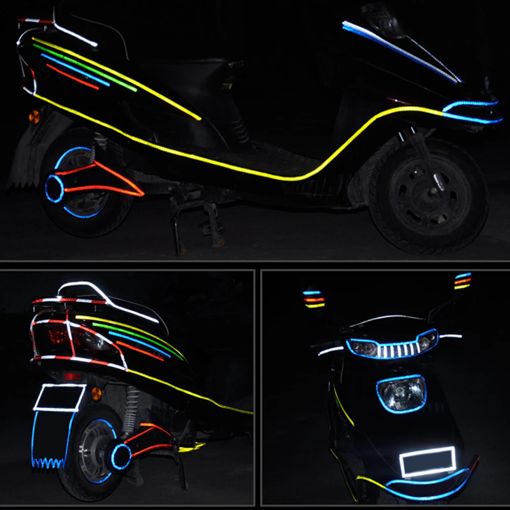 5 Pcs Reflector Wheel Body Stickers Reflective Warning Strips Bicycle Light Tape
5 Pcs Reflector Wheel Body Stickers Reflective Warning Strips Bicycle Light Tape