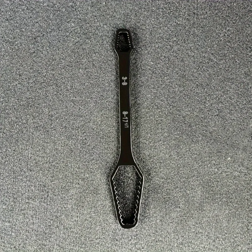 1pc Multi functional black 150mm long T-shaped wrench, adjustable self tightening double head wrench, portable manual tool for a
1pc Multi functional black 150mm long T-shaped wrench, adjustable self tightening double head wrench, portable manual tool for a