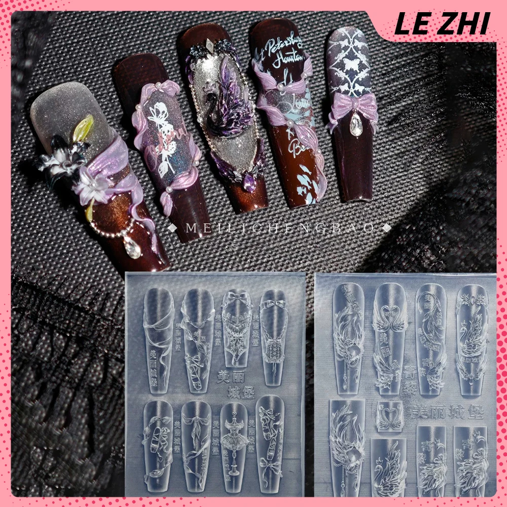 1Pcs Beautiful Cute Animals Swan Nail Art Template Mold Wings Ballet Shoes Skirt Bowknot Ribbons Diy Design Silicone Nails Mold
1Pcs Beautiful Cute Animals Swan Nail Art Template Mold Wings Ballet Shoes Skirt Bowknot Ribbons Diy Design Silicone Nails Mold