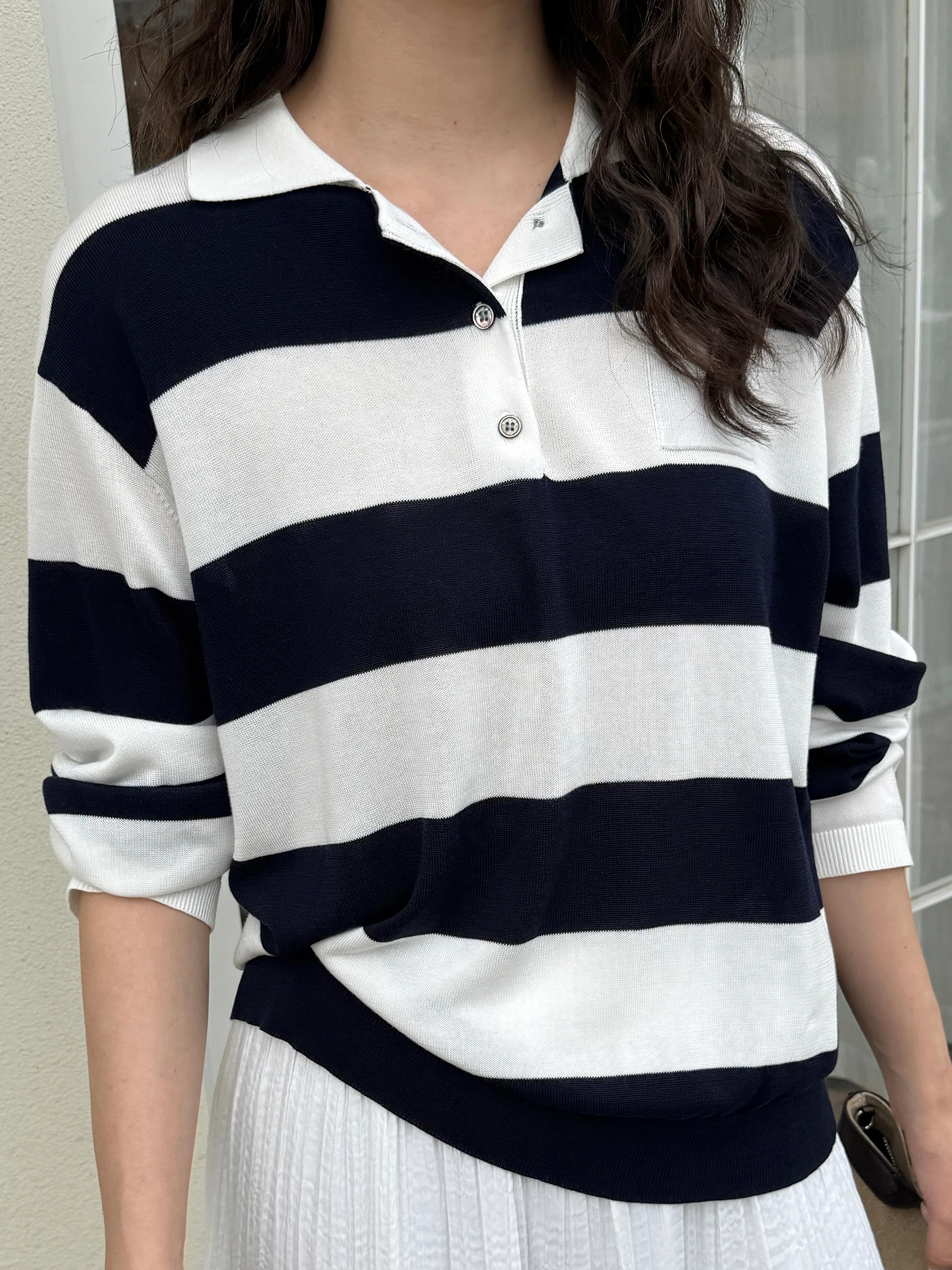 Nana Tall DMX Lyocell Blend Long Sve irt Women Loose Versatile Trendy Striped T-irt Comfortable Knitted Commute S...
Nana Tall DMX Lyocell Blend Long Sve irt Women Loose Versatile Trendy Striped T-irt Comfortable Knitted Commute S...