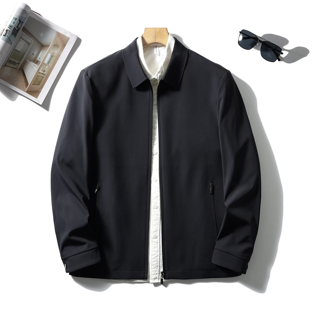 Мужская повседневная куртка Trade King Laser Cut Sl Glue с воротником, модная, длинная, из смесового нейлона и спандекса
Мужская повседневная куртка Trade King Laser Cut Sl Glue с воротником, модная, длинная, из смесового нейлона и спандекса