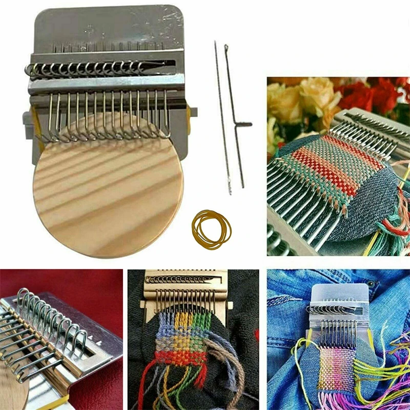 Small Loom Speedweve Type Weave Tool Wooden Fun Mending Loom Metal DIY Textile Tools Darning Machine Loom Mending Jeans Clothes
Small Loom Speedweve Type Weave Tool Wooden Fun Mending Loom Metal DIY Textile Tools Darning Machine Loom Mending Jeans Clothes