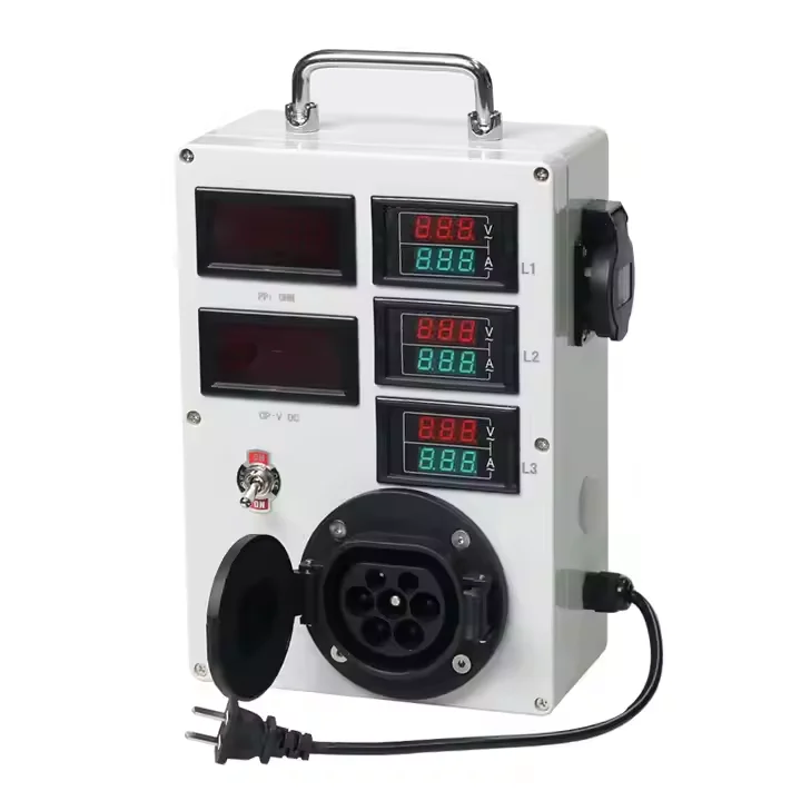 Type 2 EV Vehicle Charger Simulator Portable EV Charger Tester with New Condition Type 2 Socket for Plug Testing
Type 2 EV Vehicle Charger Simulator Portable EV Charger Tester with New Condition Type 2 Socket for Plug Testing