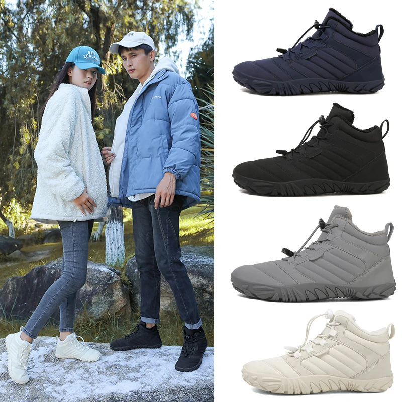 Waterproof Fleece Lined Thickened Snow Boots Men Women Outdoor Climbing Shoes Anti Slip Camping Hiking Shoes for Couples
Waterproof Fleece Lined Thickened Snow Boots Men Women Outdoor Climbing Shoes Anti Slip Camping Hiking Shoes for Couples