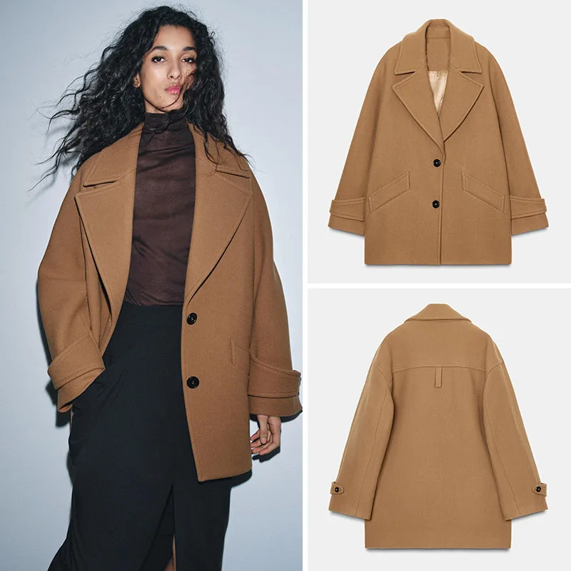 Winter New Arrival Women's Loose Long Sleeve Collared Coat Vintage Style Outerwear Commute Fashion Regular Thickness Button C...
Winter New Arrival Women's Loose Long Sleeve Collared Coat Vintage Style Outerwear Commute Fashion Regular Thickness Button C...