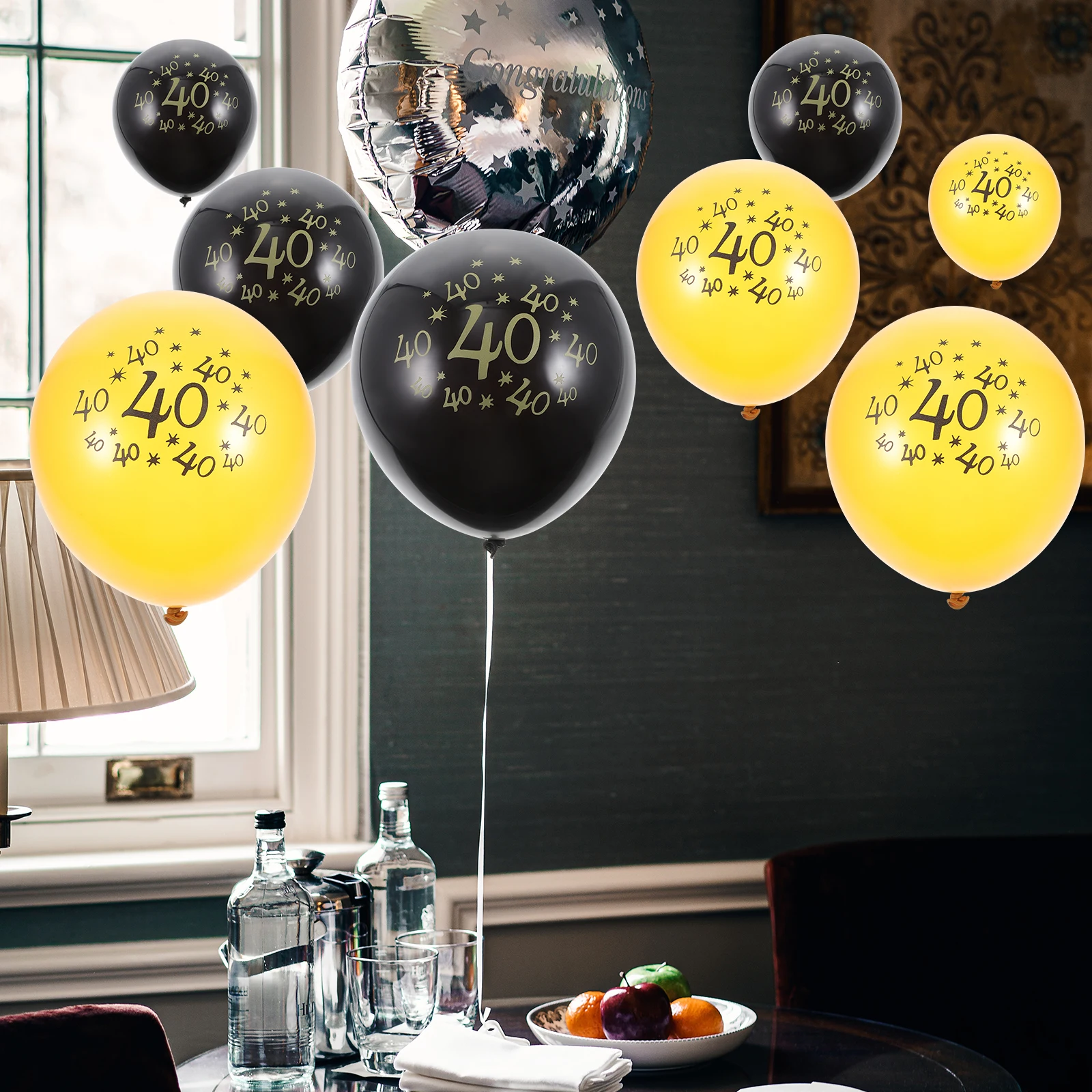 20pcs Birthday 40Th Birthday Balloons Happy 40th Black Golden Latex Party Supplies Women Men Anniversary Outdoor Inflate
20pcs Birthday 40Th Birthday Balloons Happy 40th Black Golden Latex Party Supplies Women Men Anniversary Outdoor Inflate
