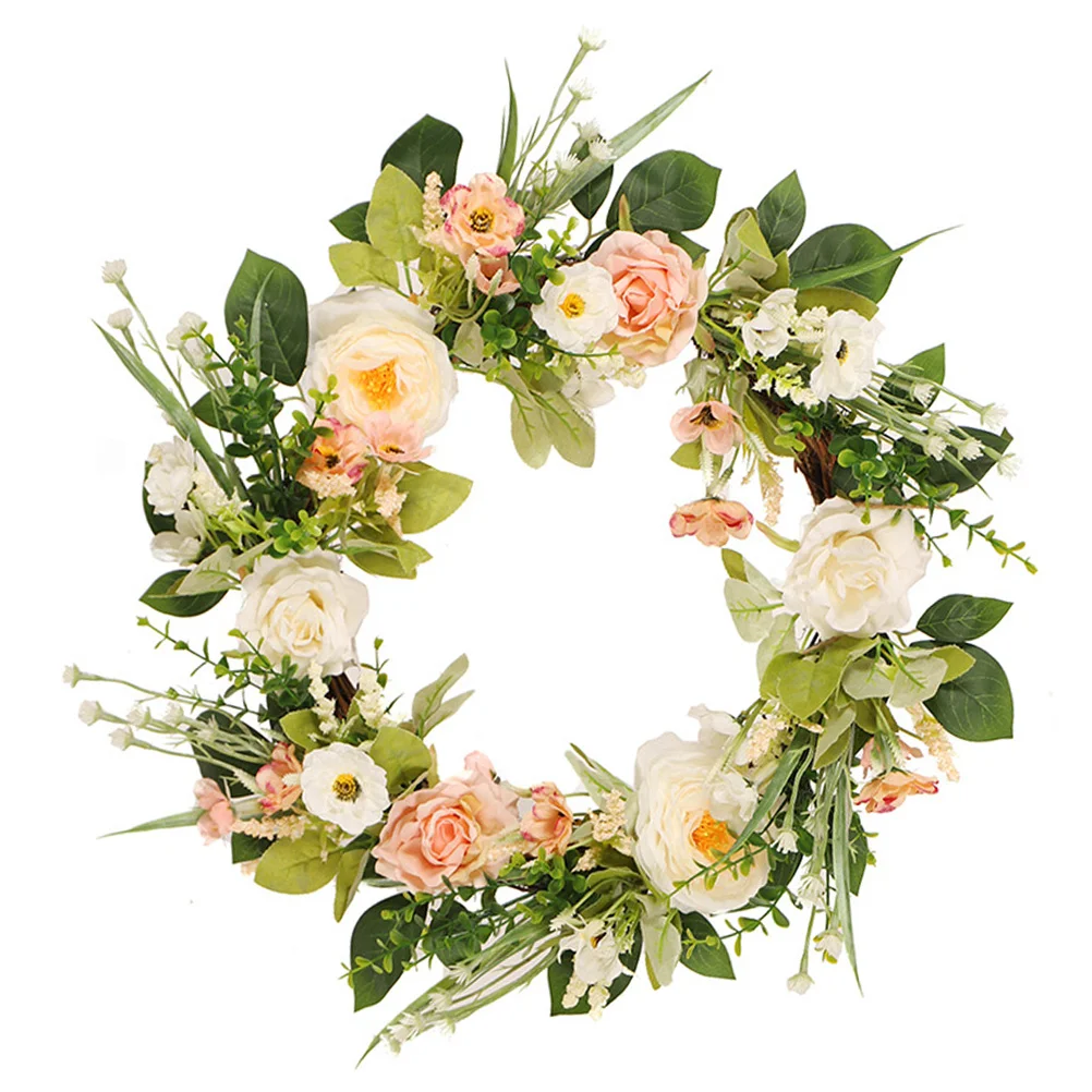 Wreath Wall Decor Window Ornament Realistic Fake Adorn Decorative Festival Rose Scene Holiday Silk Flower Door
Wreath Wall Decor Window Ornament Realistic Fake Adorn Decorative Festival Rose Scene Holiday Silk Flower Door