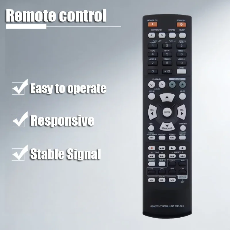 Allimity PRC-124 Replaced Infrared Remote Control Fit for Sherwood AV Player A/V Receiver RX-5502
Allimity PRC-124 Replaced Infrared Remote Control Fit for Sherwood AV Player A/V Receiver RX-5502