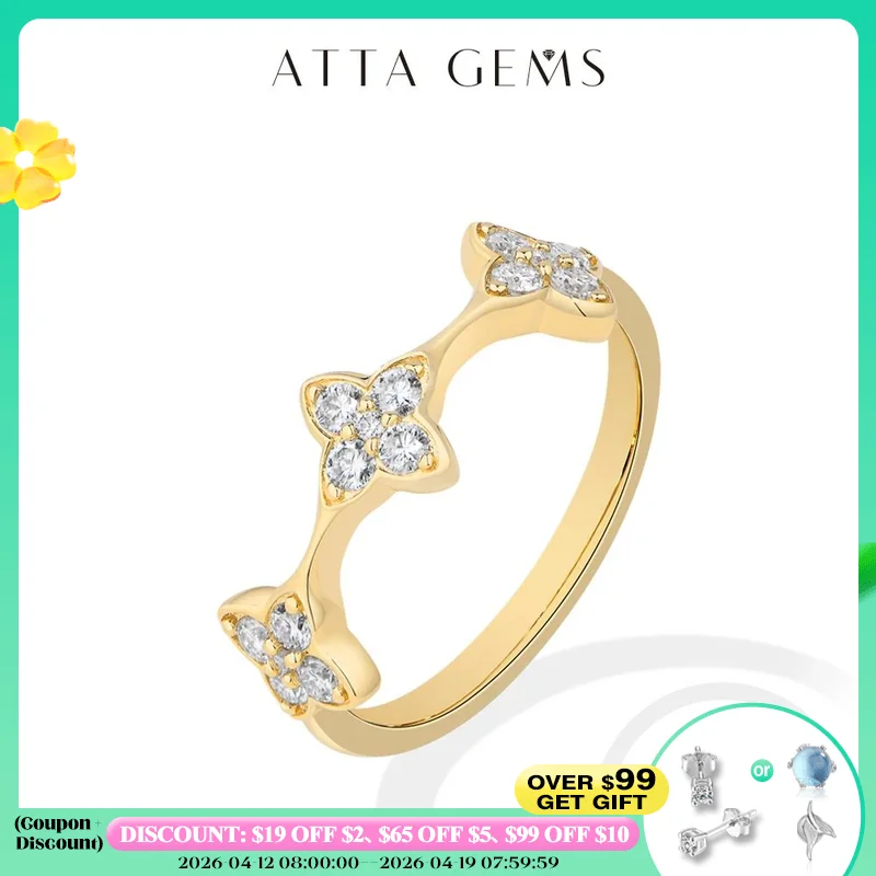 Кольцо ATTAGEMS Lucky Clover Flower с муассанитом для женщин, из стерлингового серебра S925, с бриллиантом Starlight, обручальное, подарок на День матери 2026
Кольцо ATTAGEMS Lucky Clover Flower с муассанитом для женщин, из стерлингового серебра S925, с бриллиантом Starlight, обручальное, подарок на День матери 2026