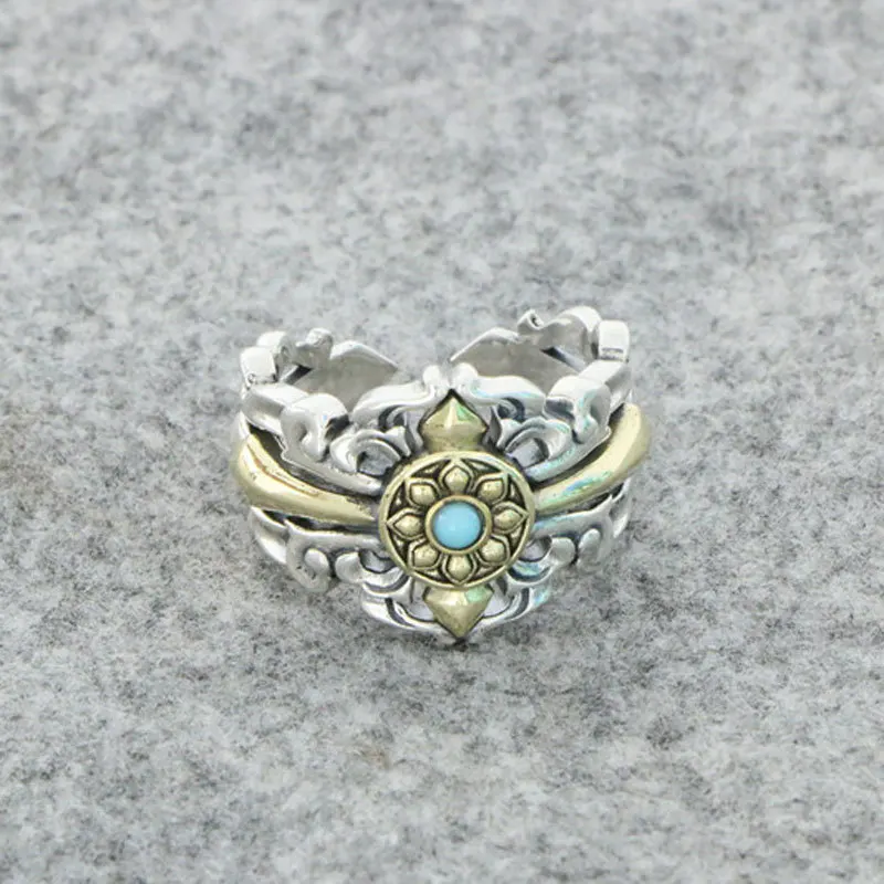 China-Chic Personalized Jewelry Temperament Handsome Cool Jewelry Open Wide Face Ring Male 925 Sterling Silver Female Vintage In
China-Chic Personalized Jewelry Temperament Handsome Cool Jewelry Open Wide Face Ring Male 925 Sterling Silver Female Vintage In