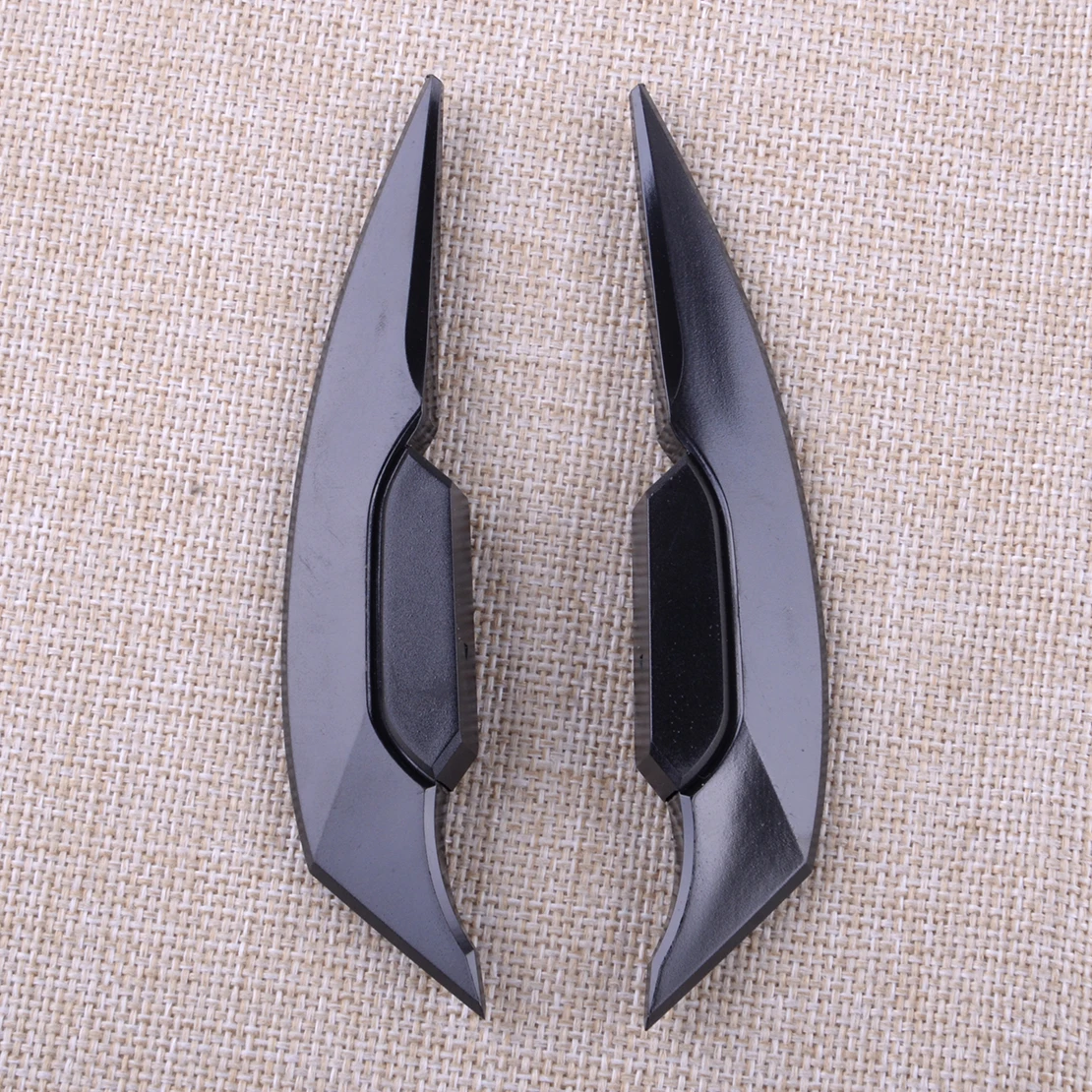 New 1 Pair Black Front Fairing Winglet Side Air Deflector Wing Spoiler Universal For Motorcycle Scooter
New 1 Pair Black Front Fairing Winglet Side Air Deflector Wing Spoiler Universal For Motorcycle Scooter
