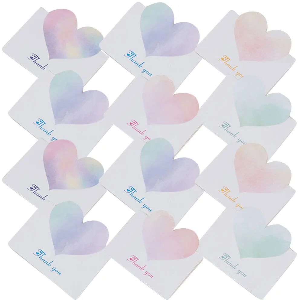 60 Pcs Heart Shaped Cards Festive Blank Greeting Writable Valentine Gift Blessing Classmates Holiday Message Creative
60 Pcs Heart Shaped Cards Festive Blank Greeting Writable Valentine Gift Blessing Classmates Holiday Message Creative