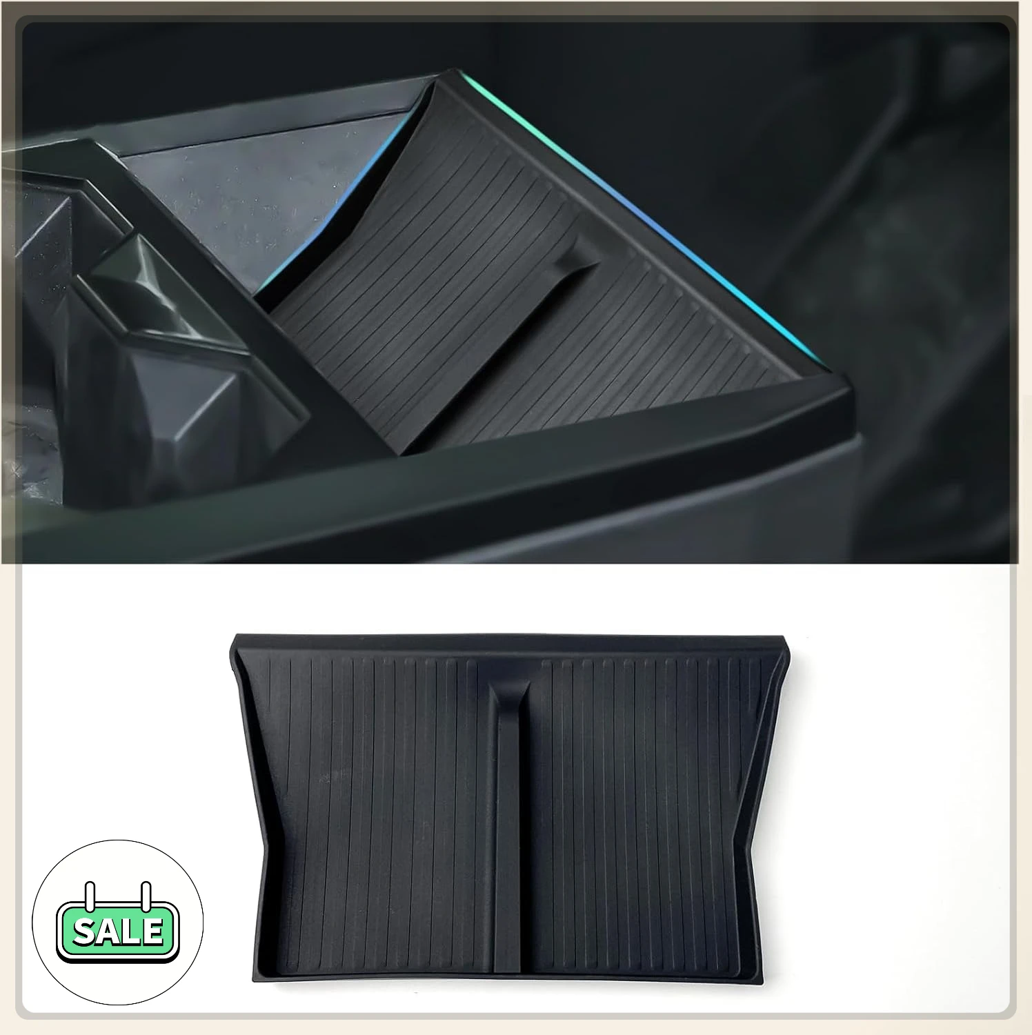 RUNROAD Center Console Phone Charging Area Silicone Mat for Tesla Cybertruck 2023 2024 Interior Accessories Wireless Charger Mat
RUNROAD Center Console Phone Charging Area Silicone Mat for Tesla Cybertruck 2023 2024 Interior Accessories Wireless Charger Mat