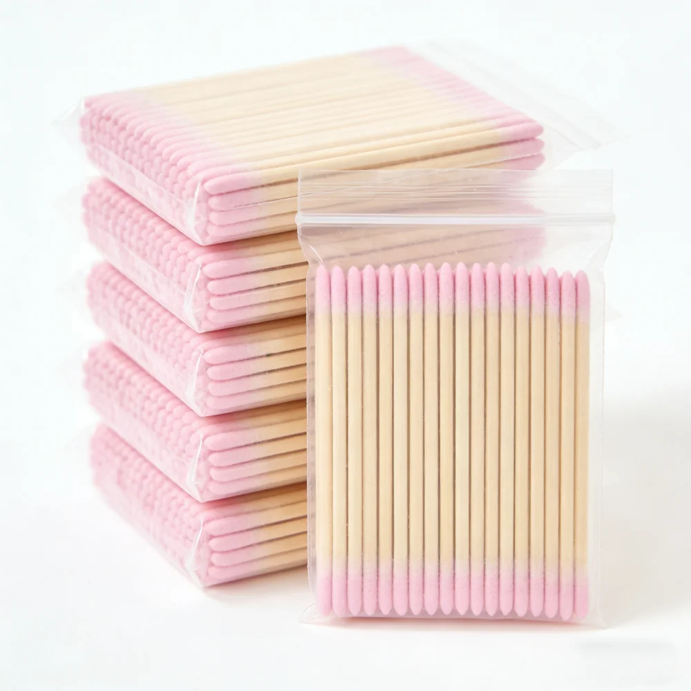 10cm Disposable Pink Sharp-Tip Cotton Swabs,Flexible Wooden Sticks for Makeup Correction,Tattoo Art & Daily Grooming,in Beauty
10cm Disposable Pink Sharp-Tip Cotton Swabs,Flexible Wooden Sticks for Makeup Correction,Tattoo Art & Daily Grooming,in Beauty