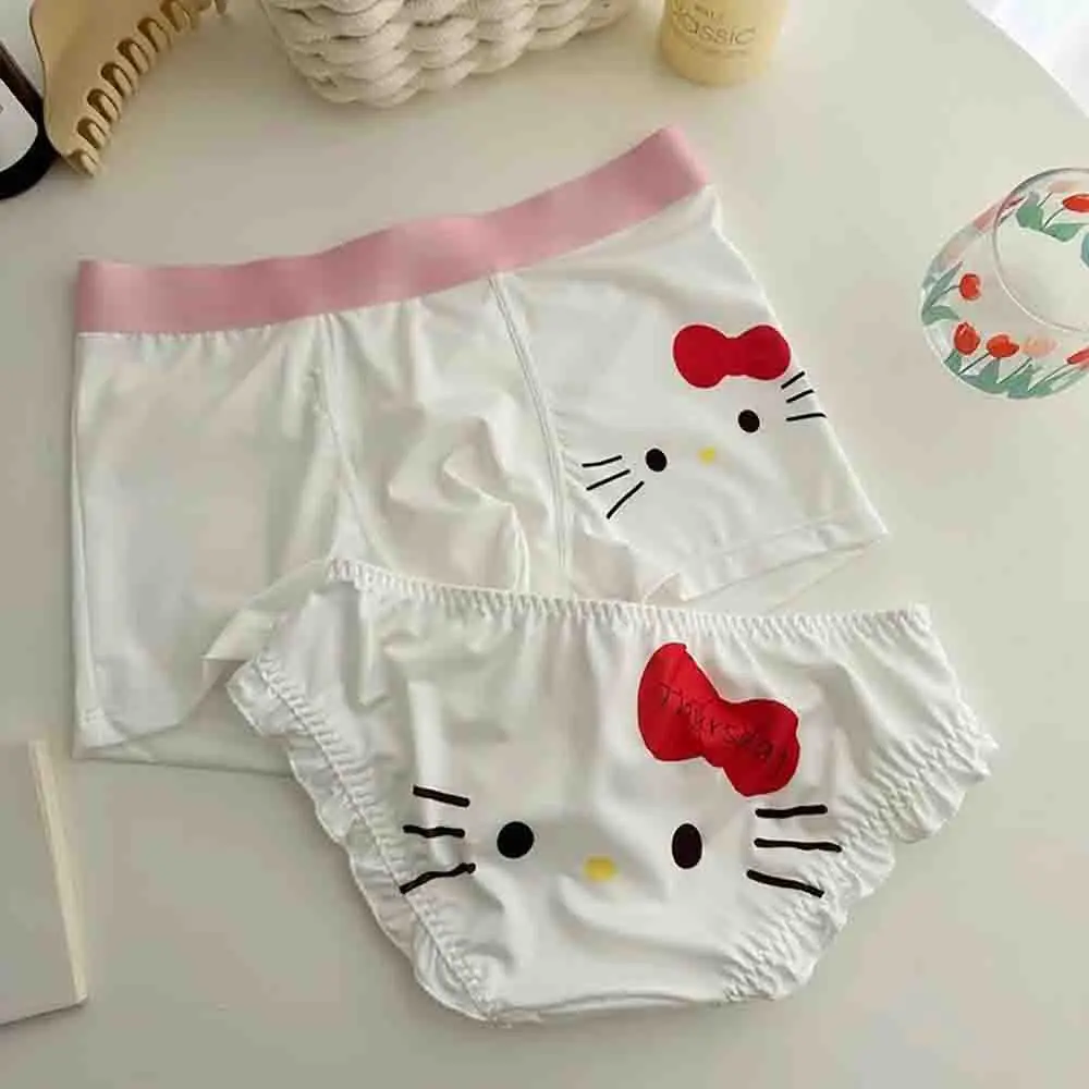 Sanrio Cinnamoroll Kuromi Men's and Women's Couple Underwear Cute Cartoon Women's Kawaii Fashion Sweet Anime Triangle Pants Gift
Sanrio Cinnamoroll Kuromi Men's and Women's Couple Underwear Cute Cartoon Women's Kawaii Fashion Sweet Anime Triangle Pants Gift