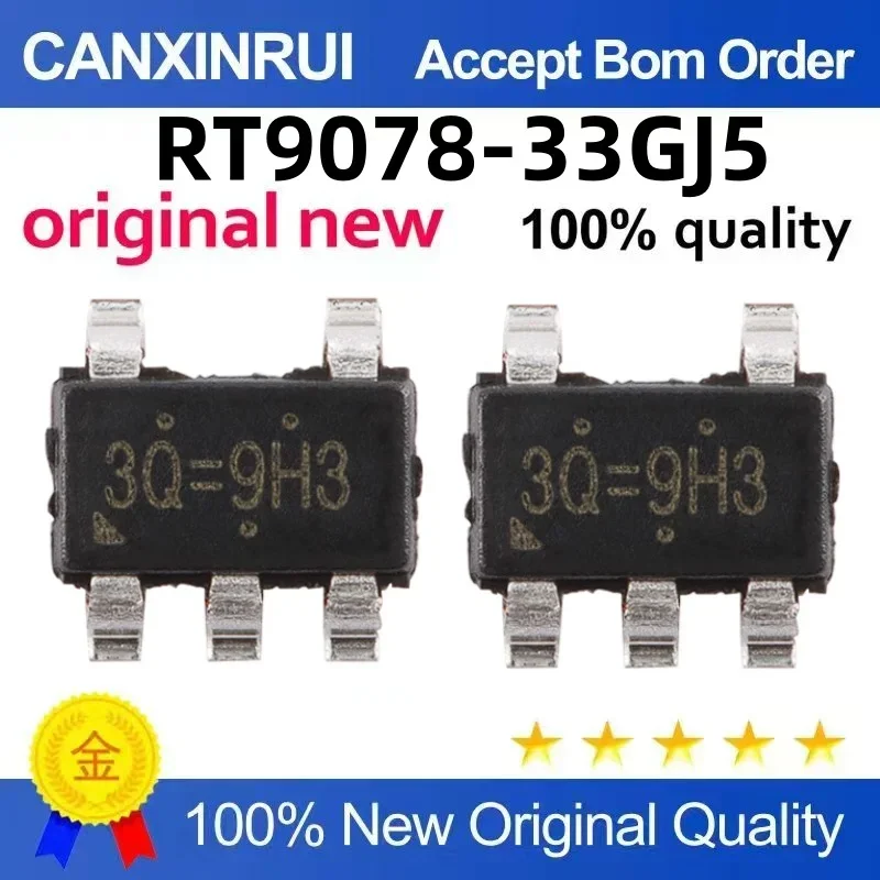 (5-100 pieces)New RT9078-33GJ5 silk screen 3Q=3.3V SMT SOT23-5 five pin voltage regulator
(5-100 pieces)New RT9078-33GJ5 silk screen 3Q=3.3V SMT SOT23-5 five pin voltage regulator