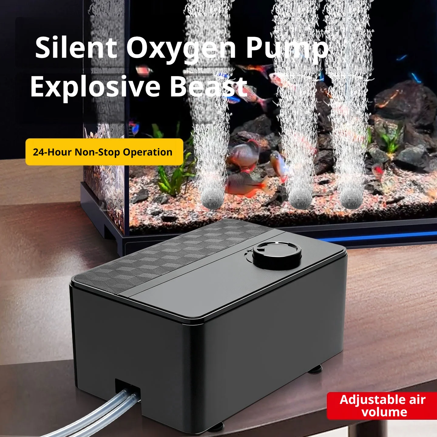 Silent Aquarium Oxygen Air Pump with Check Valve Fish Tank Double Outlet Large Oxygenator Aquarium Air Compressor Aerator 220v8w
Silent Aquarium Oxygen Air Pump with Check Valve Fish Tank Double Outlet Large Oxygenator Aquarium Air Compressor Aerator 220v8w