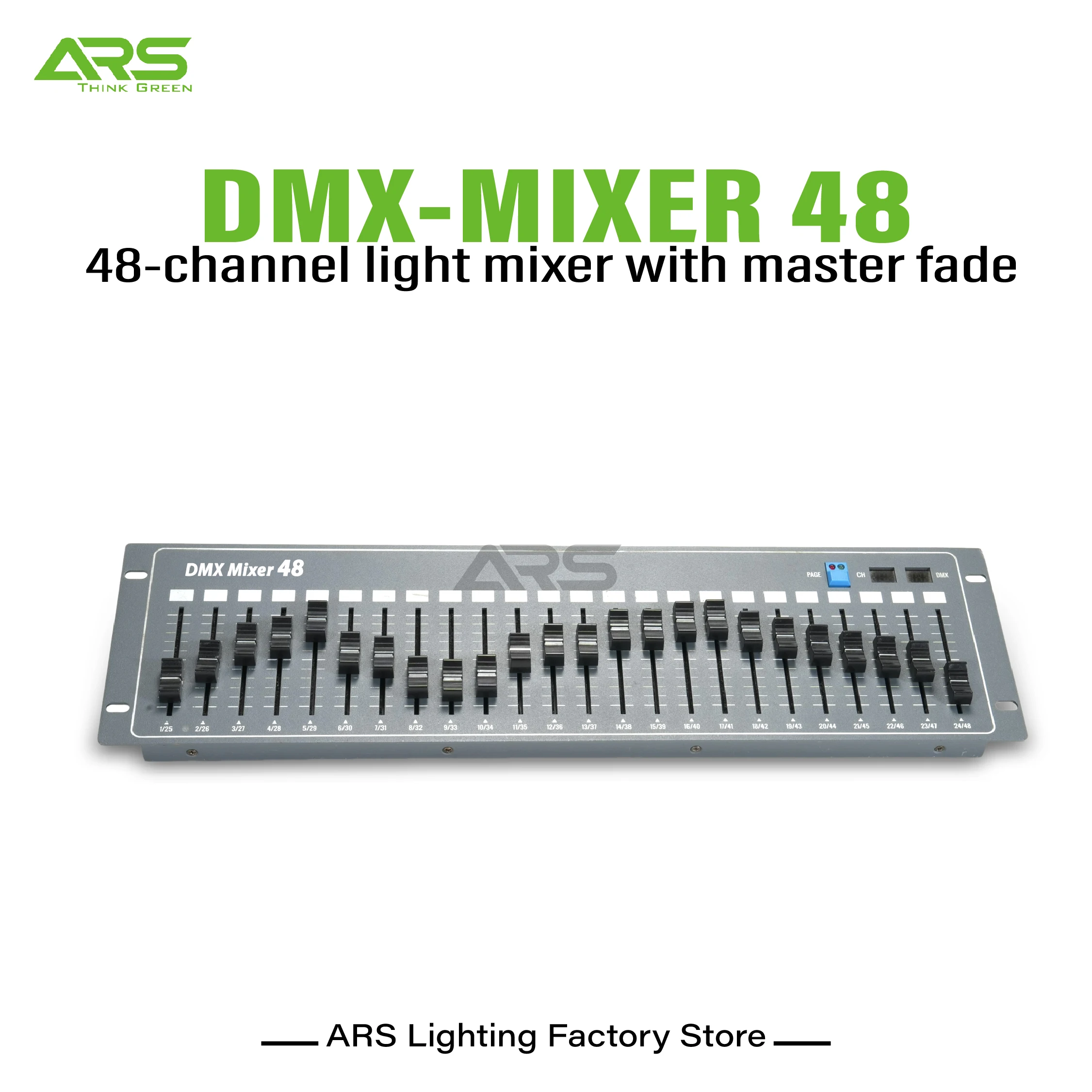 Simple Console 48 channels DMX512 Lighting Mixer Dimmer Console Controller for Disco Bar nightclub Wedding Party DJ lights
Simple Console 48 channels DMX512 Lighting Mixer Dimmer Console Controller for Disco Bar nightclub Wedding Party DJ lights