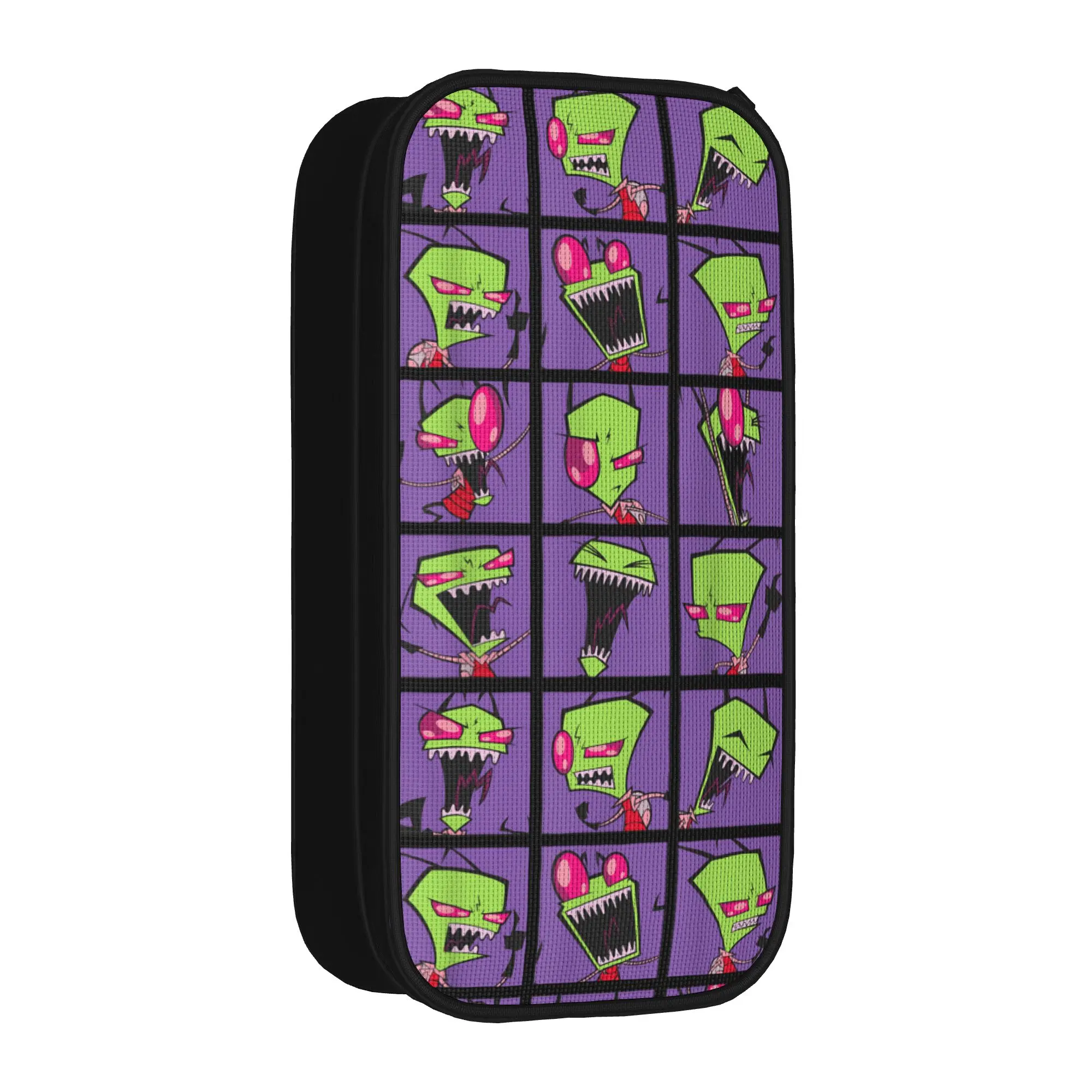 Fun Invader Zim Mood Cartoon Pencil Cases Pencilcases Pen for Girls Boys Large Storage Bag Students School Gift Stationery
Fun Invader Zim Mood Cartoon Pencil Cases Pencilcases Pen for Girls Boys Large Storage Bag Students School Gift Stationery