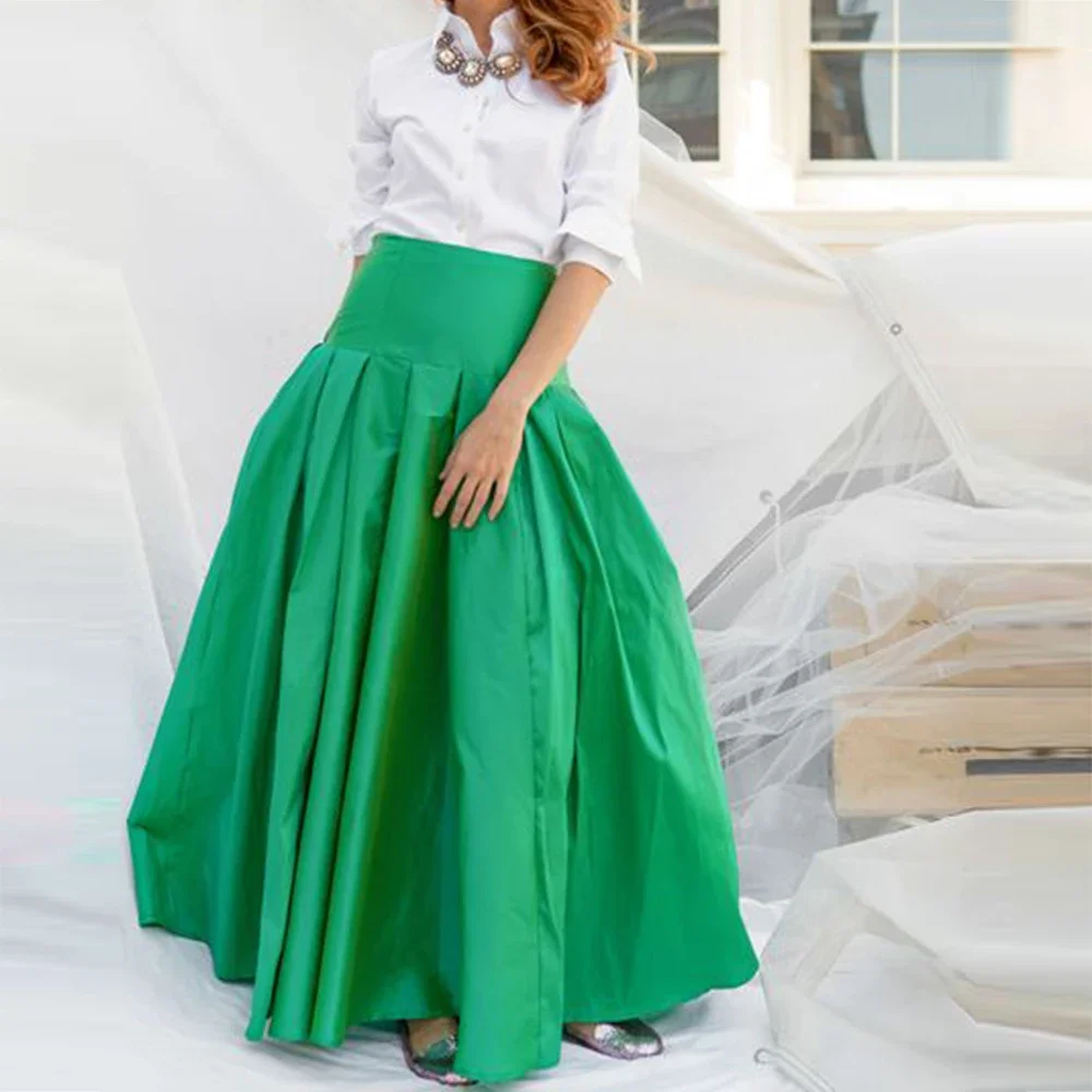 Green Taffeta Evening Long Skirts Morden Puffy Formal Party Removable Overskirt Prom Long Skirt Customized 2025
Green Taffeta Evening Long Skirts Morden Puffy Formal Party Removable Overskirt Prom Long Skirt Customized 2025