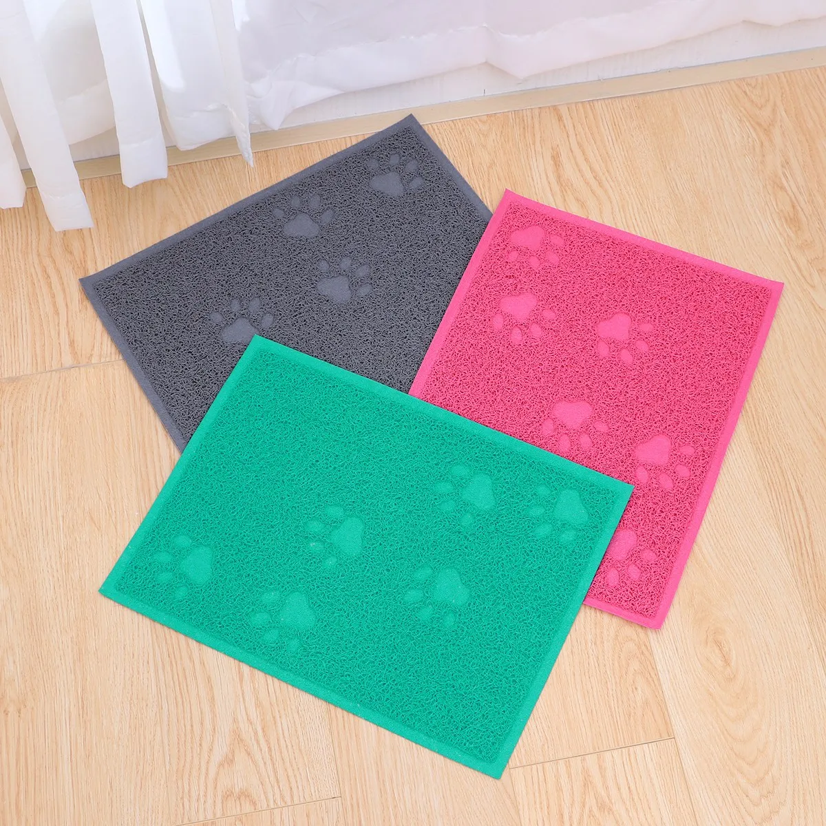 30pcs Cat Litter Mat Large PVC Pet Cleaning Carpet Shake Water Resistant Paw Rug for Cats Dogs Supplies Pad
30pcs Cat Litter Mat Large PVC Pet Cleaning Carpet Shake Water Resistant Paw Rug for Cats Dogs Supplies Pad