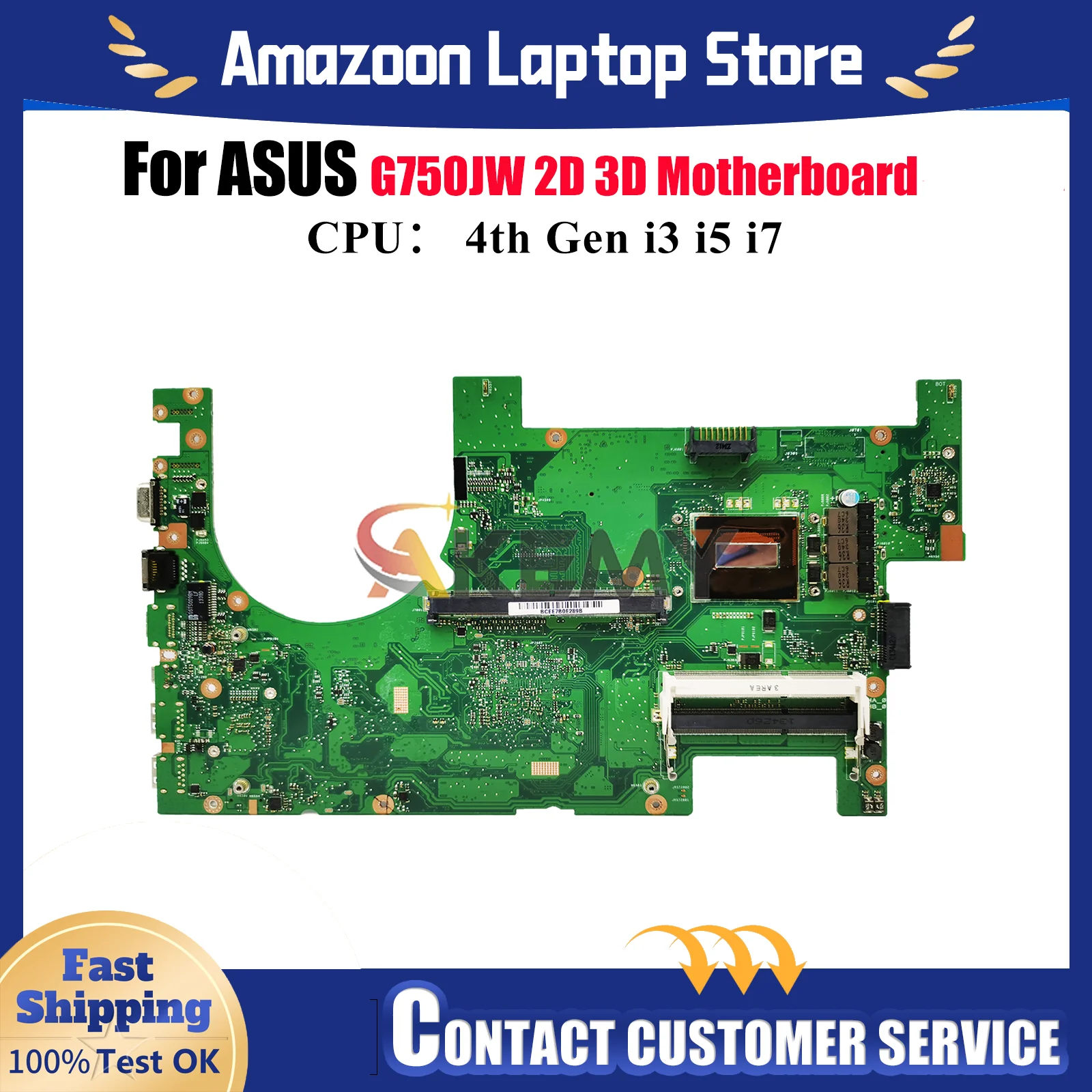 G750JW Материнская плата для ноутбука ASUS ROG G750J G750JH G750JW G750JM G750JX G750JY G750JZ Материнская плата с процессором i3 i5 i7 Test OK stk
G750JW Материнская плата для ноутбука ASUS ROG G750J G750JH G750JW G750JM G750JX G750JY G750JZ Материнская плата с процессором i3 i5 i7 Test OK stk