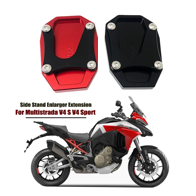 For Ducati Multistrada V4 Side Stand Enlarger Kickstand Plate Pad Multistrada V4S V4 Sport 2021 2022 Motorcycle
For Ducati Multistrada V4 Side Stand Enlarger Kickstand Plate Pad Multistrada V4S V4 Sport 2021 2022 Motorcycle