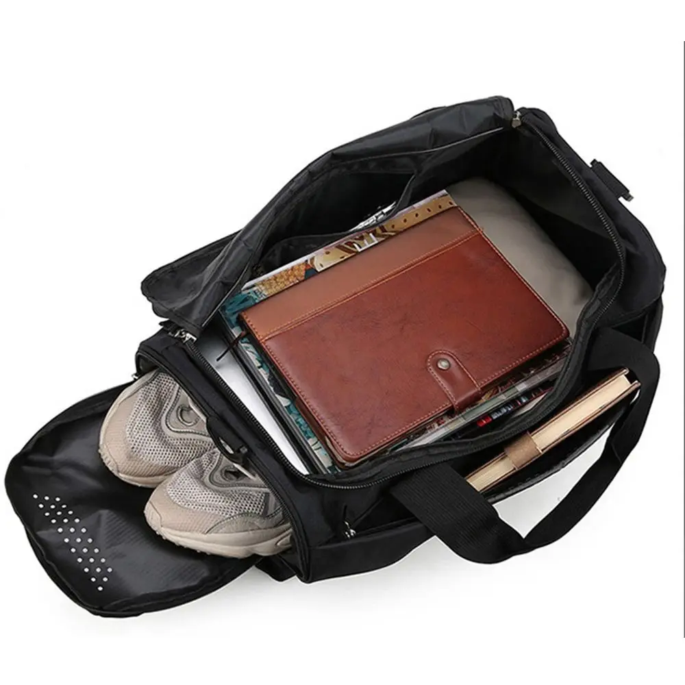 Large Capacity Travel Duffel Bag Waterproof with Shoe Compartment Travel Luggage Handbag Casual Dustproof Weekender Shoulder Bag
Large Capacity Travel Duffel Bag Waterproof with Shoe Compartment Travel Luggage Handbag Casual Dustproof Weekender Shoulder Bag