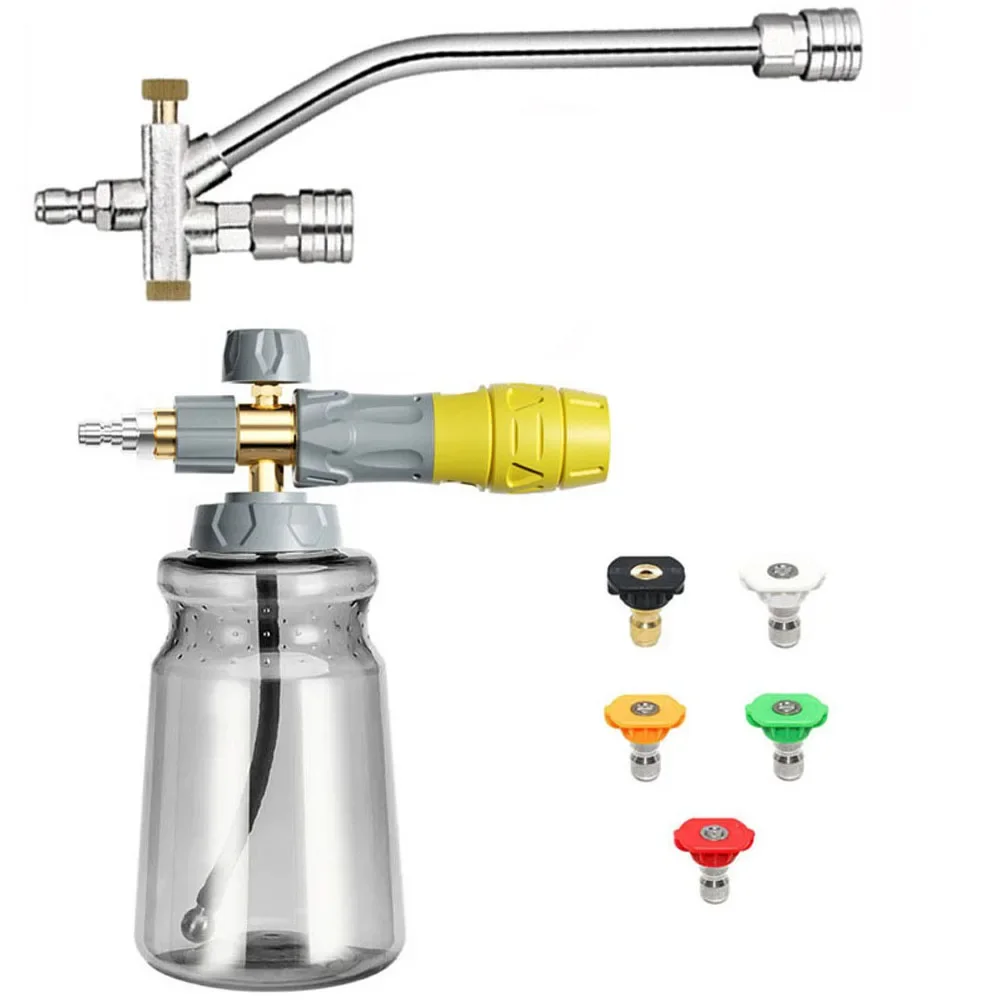 Compatible Pressure Washer Accessory Foam Watering Can Sprayer Dual-Connector Design Versatile Cleaning Applications
Compatible Pressure Washer Accessory Foam Watering Can Sprayer Dual-Connector Design Versatile Cleaning Applications