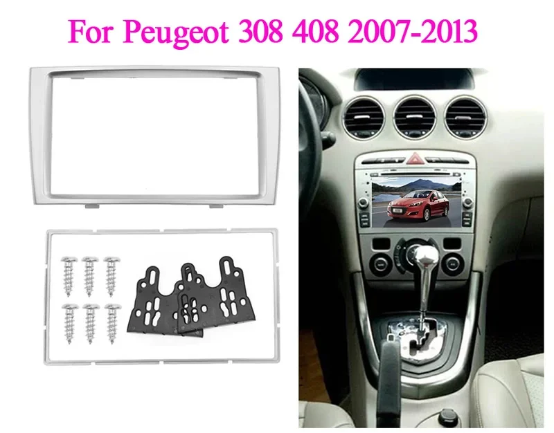 Car Radio Fascia for PEUGEOT 308 408 2008-2016 audio Stereo Panel Dash Installation Kit Double Din Frame GPS DVD Bezel
Car Radio Fascia for PEUGEOT 308 408 2008-2016 audio Stereo Panel Dash Installation Kit Double Din Frame GPS DVD Bezel