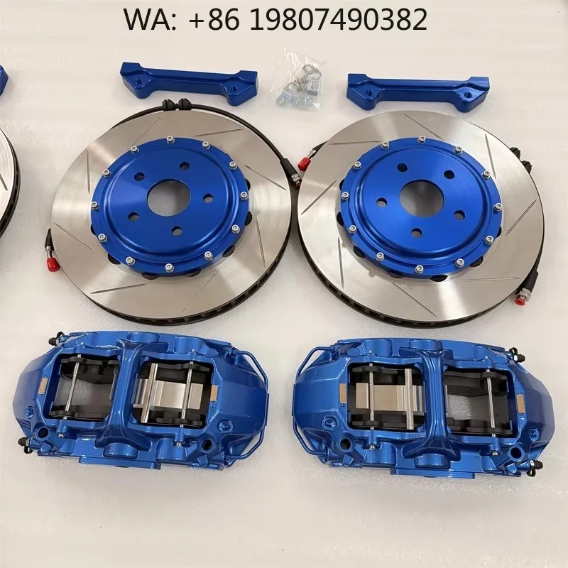 355x32mm Slot Blue GT6 Brake Caliper Kit High Performance Racing Modified Disc System For Luxury Large MPV Vehicle
355x32mm Slot Blue GT6 Brake Caliper Kit High Performance Racing Modified Disc System For Luxury Large MPV Vehicle