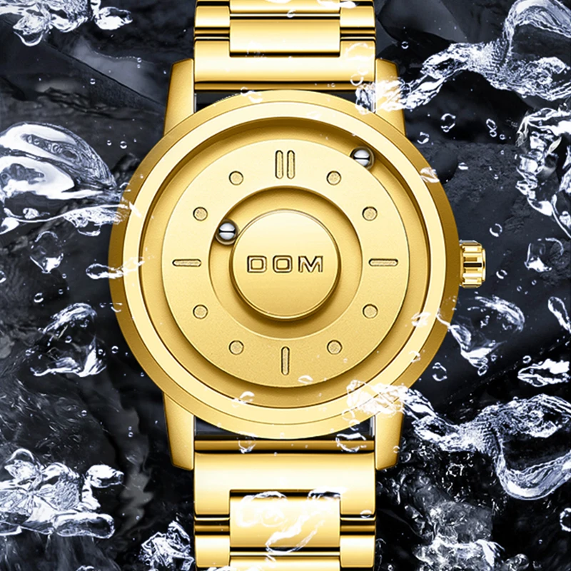 DOM 1805 new fashion original brand magnetic ball stainless steel strap quartz watch blind touch men's watch erkek kol saati
DOM 1805 new fashion original brand magnetic ball stainless steel strap quartz watch blind touch men's watch erkek kol saati