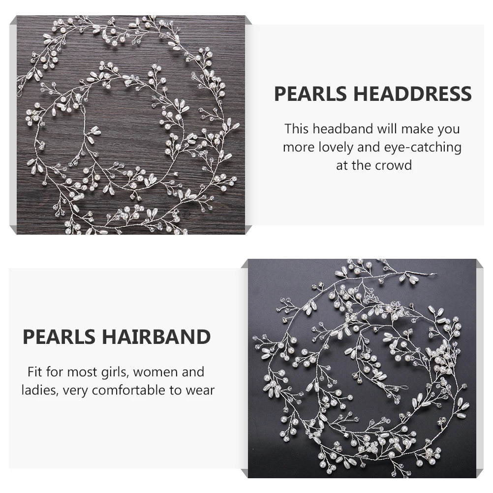 Pearl Crystal Headband for Women Girls Elegant Hair Accessories Party Wedding Bridal Cosplay Festival Vacation Rhinestone
Pearl Crystal Headband for Women Girls Elegant Hair Accessories Party Wedding Bridal Cosplay Festival Vacation Rhinestone