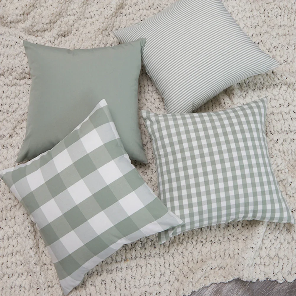 4PCS Plaid Throw Pillow Covers 45x45CM Spring Summer Holiday Cushion Case For Bedroom Home Couch Sofa Living Room Decor
4PCS Plaid Throw Pillow Covers 45x45CM Spring Summer Holiday Cushion Case For Bedroom Home Couch Sofa Living Room Decor