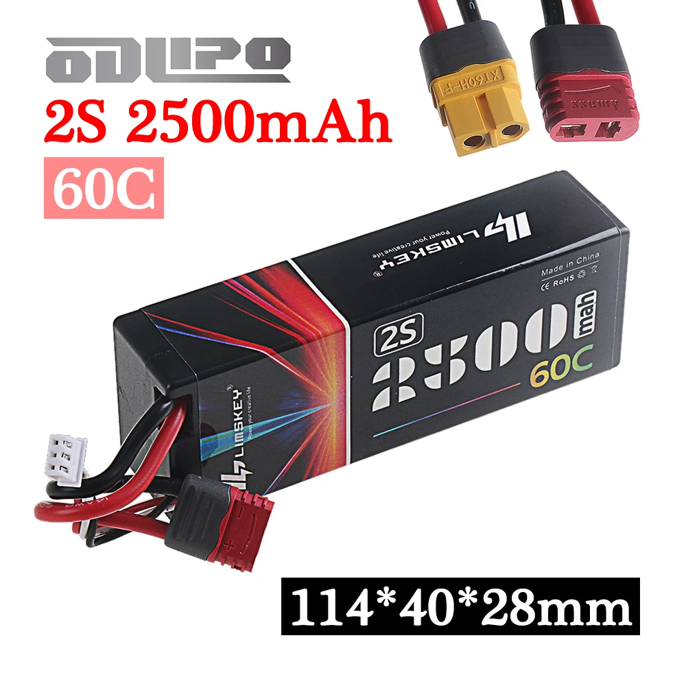 2500 мАч Lipo 2S Батарея 7,4 В Li-po 60C Жесткий чехол XT60 T Разъем для RC Гоночный автомобиль Грузовик Дрон Самолет Запчасти
2500 мАч Lipo 2S Батарея 7,4 В Li-po 60C Жесткий чехол XT60 T Разъем для RC Гоночный автомобиль Грузовик Дрон Самолет Запчасти