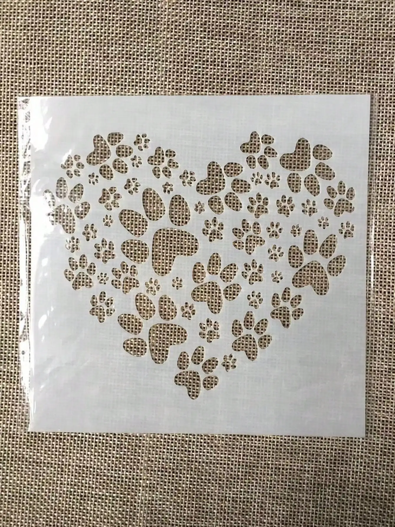13cm Paw Heart DIY Layering Stencils Wall Painting Scrapbook Coloring Embossing Album Decorative Template
13cm Paw Heart DIY Layering Stencils Wall Painting Scrapbook Coloring Embossing Album Decorative Template