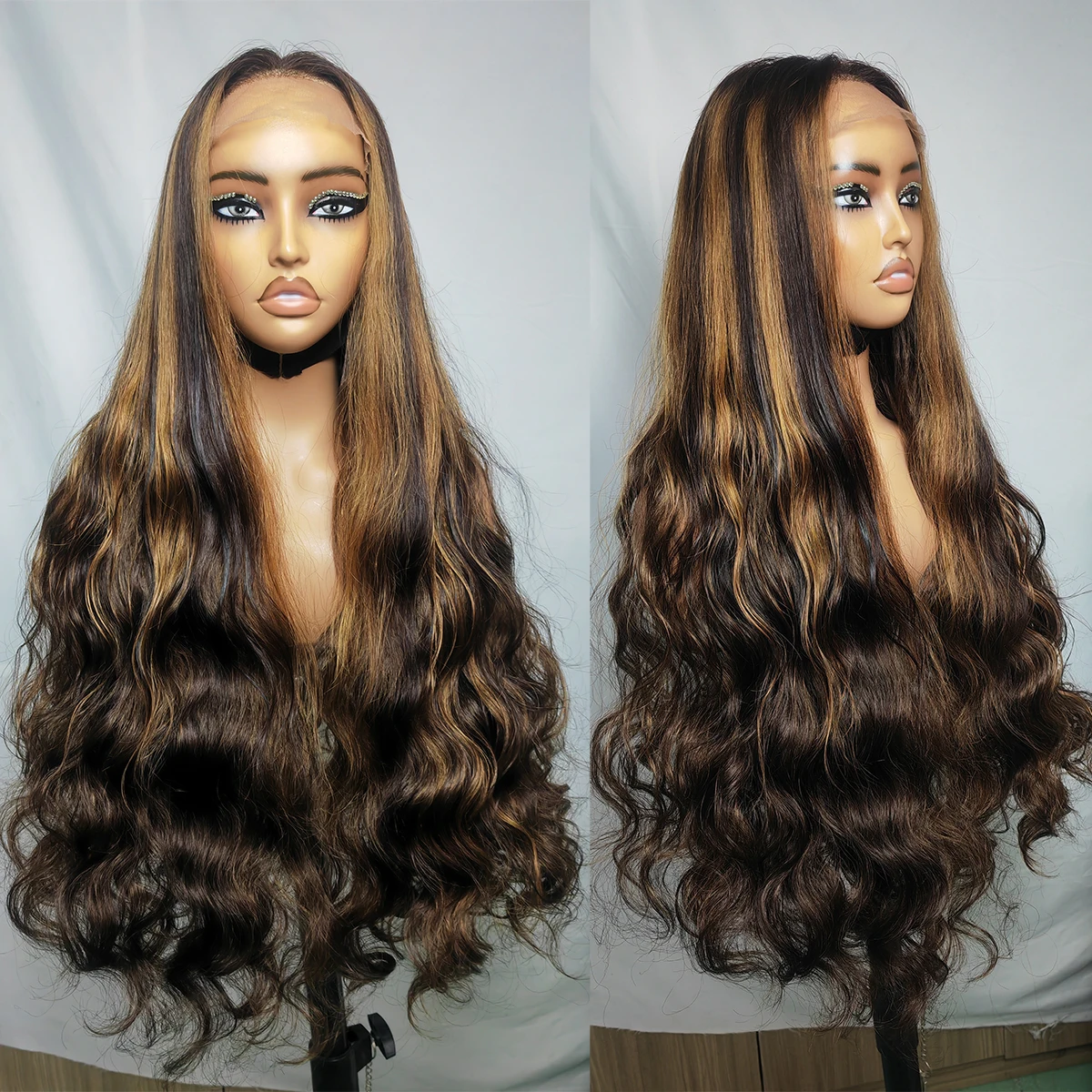 30 Inch Highlight Body Wave Lace Front Human Hair Wigs For Women High Density 5x5 Lace Front Wig Mixed Human Hair Wigs Sophie
30 Inch Highlight Body Wave Lace Front Human Hair Wigs For Women High Density 5x5 Lace Front Wig Mixed Human Hair Wigs Sophie