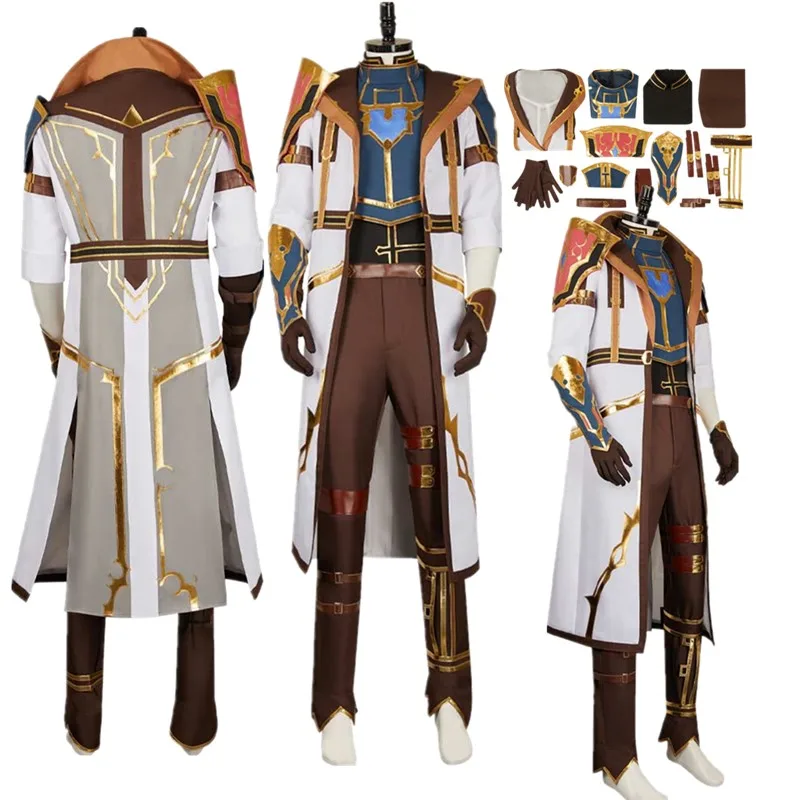 Fantasia Arcane Jayce Cosplay Costume LoL Roleplay Adult MenUniform Coat Pants Gloves Belt Outfits Halloween Carnival Party Suit
Fantasia Arcane Jayce Cosplay Costume LoL Roleplay Adult MenUniform Coat Pants Gloves Belt Outfits Halloween Carnival Party Suit