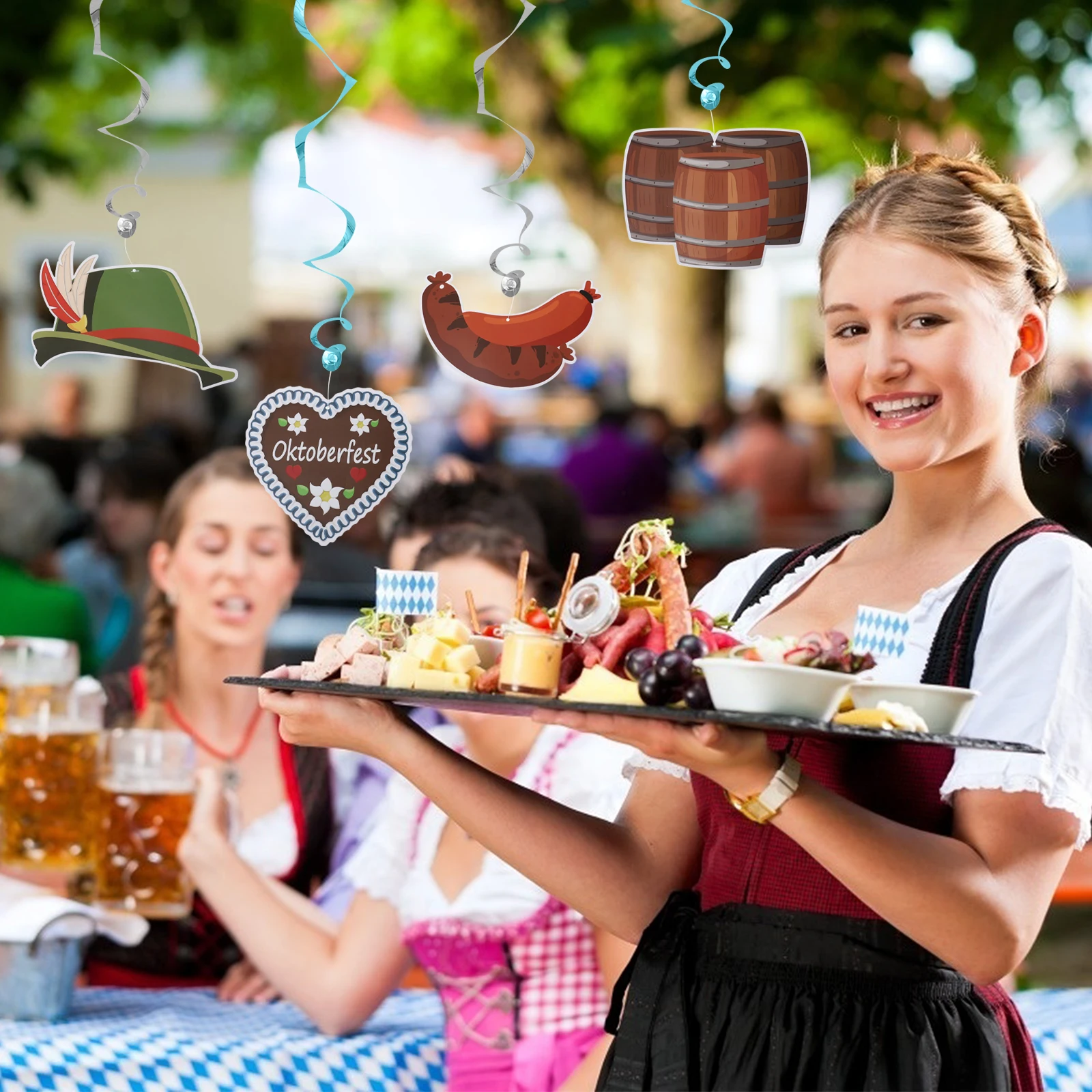30pcs Beer Festival Decorations Hanging Swirl Decors Oktoberfest Party Pendants For Ceiling Window Door Party Supplies Festival
30pcs Beer Festival Decorations Hanging Swirl Decors Oktoberfest Party Pendants For Ceiling Window Door Party Supplies Festival
