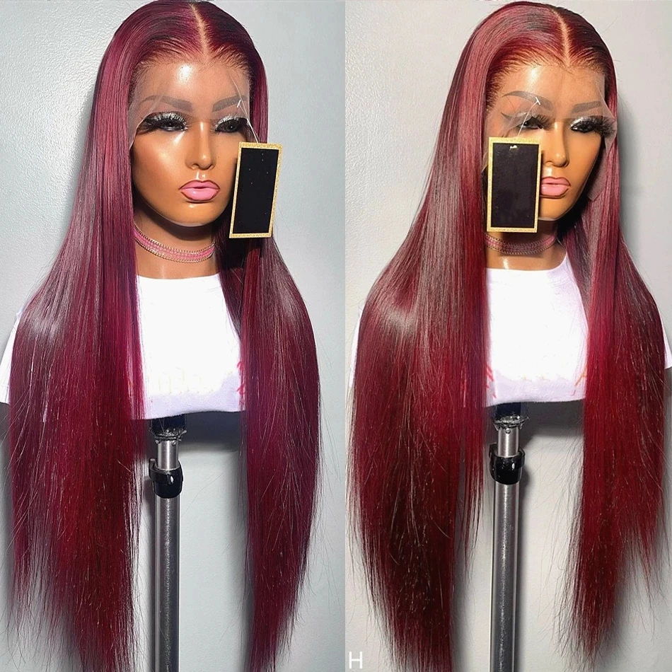 Soft Straight Burgundy Natural Hairline Wine 180Density 26“Long 99j Lace Front Wig For Black Women Baby Hair Preplucked Daily
Soft Straight Burgundy Natural Hairline Wine 180Density 26“Long 99j Lace Front Wig For Black Women Baby Hair Preplucked Daily