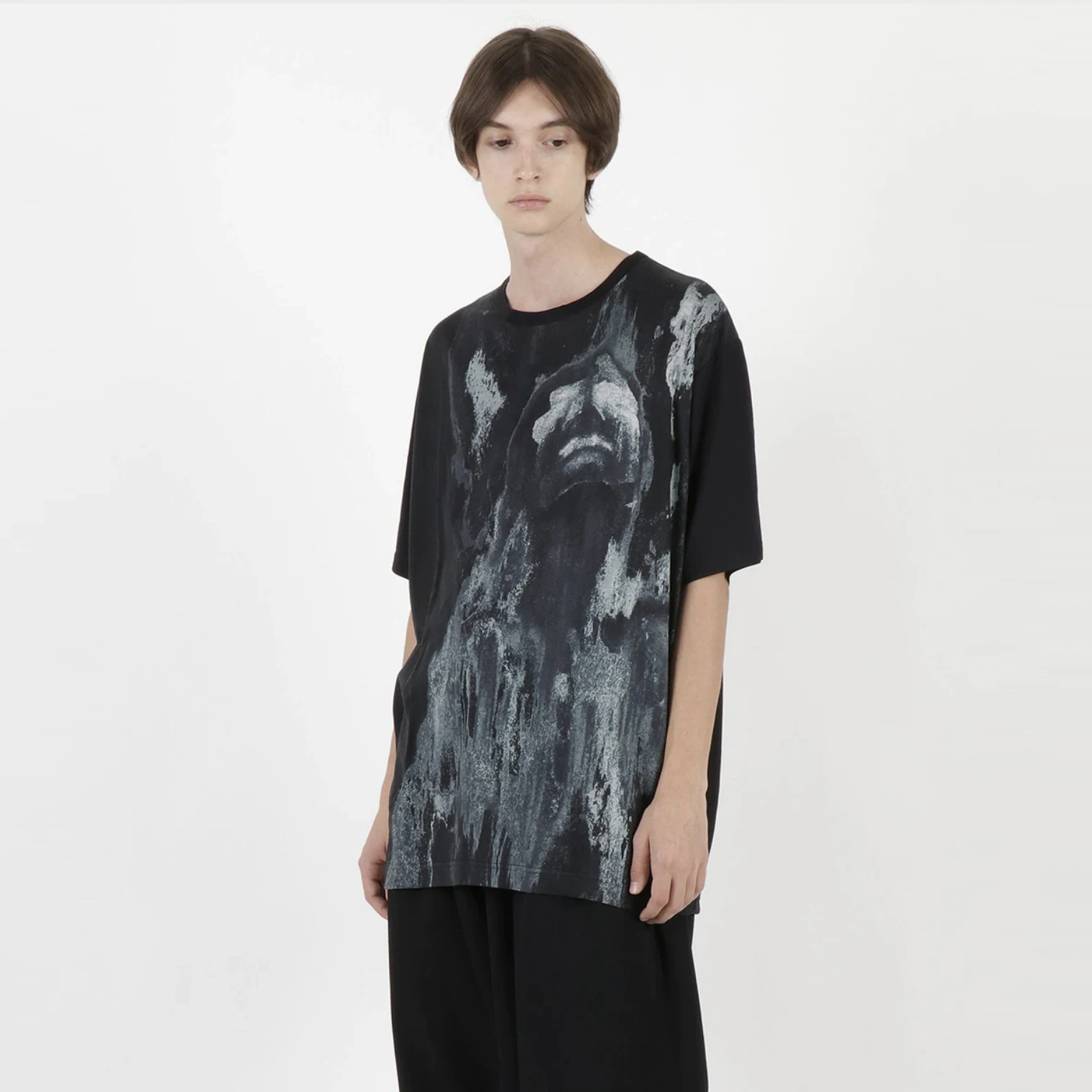 YOJI OOAK Original Large Painting Black Printed Inkjet T-shirt TEE Dark INS Trendy Embroidery Loose Short Sleeve
YOJI OOAK Original Large Painting Black Printed Inkjet T-shirt TEE Dark INS Trendy Embroidery Loose Short Sleeve