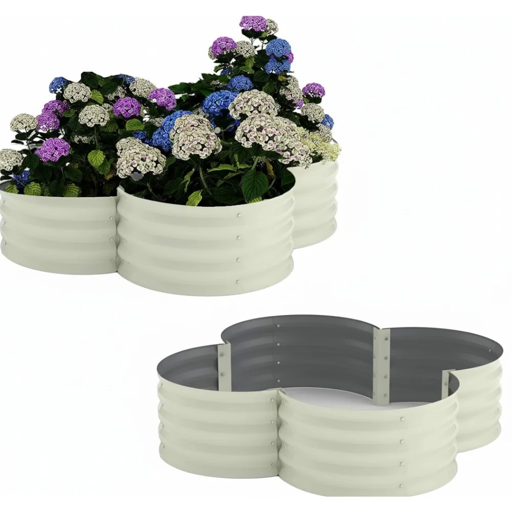 2-Pack Galvanized Raised Garden Beds, Rust-Resistant Planter Box for Herbs Veggies Flowers, Deep Root Growth Design
2-Pack Galvanized Raised Garden Beds, Rust-Resistant Planter Box for Herbs Veggies Flowers, Deep Root Growth Design