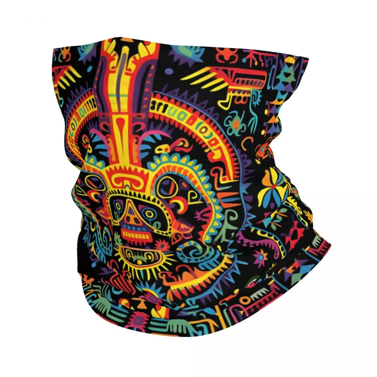 Mexico Huichol Art Thin Bandana Neck Gaiter Huichol Art Wrap Scarf Headband Neck Cover
Mexico Huichol Art Thin Bandana Neck Gaiter Huichol Art Wrap Scarf Headband Neck Cover