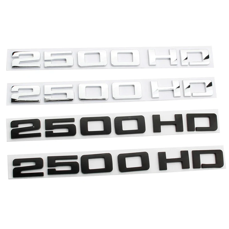 Car 3D ABS Chrome 2500 HD Decals Sticker For Chevrolet GMC Silverado 2500HD Sierra Yukon Car Trunk Letters Badge Emblem Stickers
Car 3D ABS Chrome 2500 HD Decals Sticker For Chevrolet GMC Silverado 2500HD Sierra Yukon Car Trunk Letters Badge Emblem Stickers