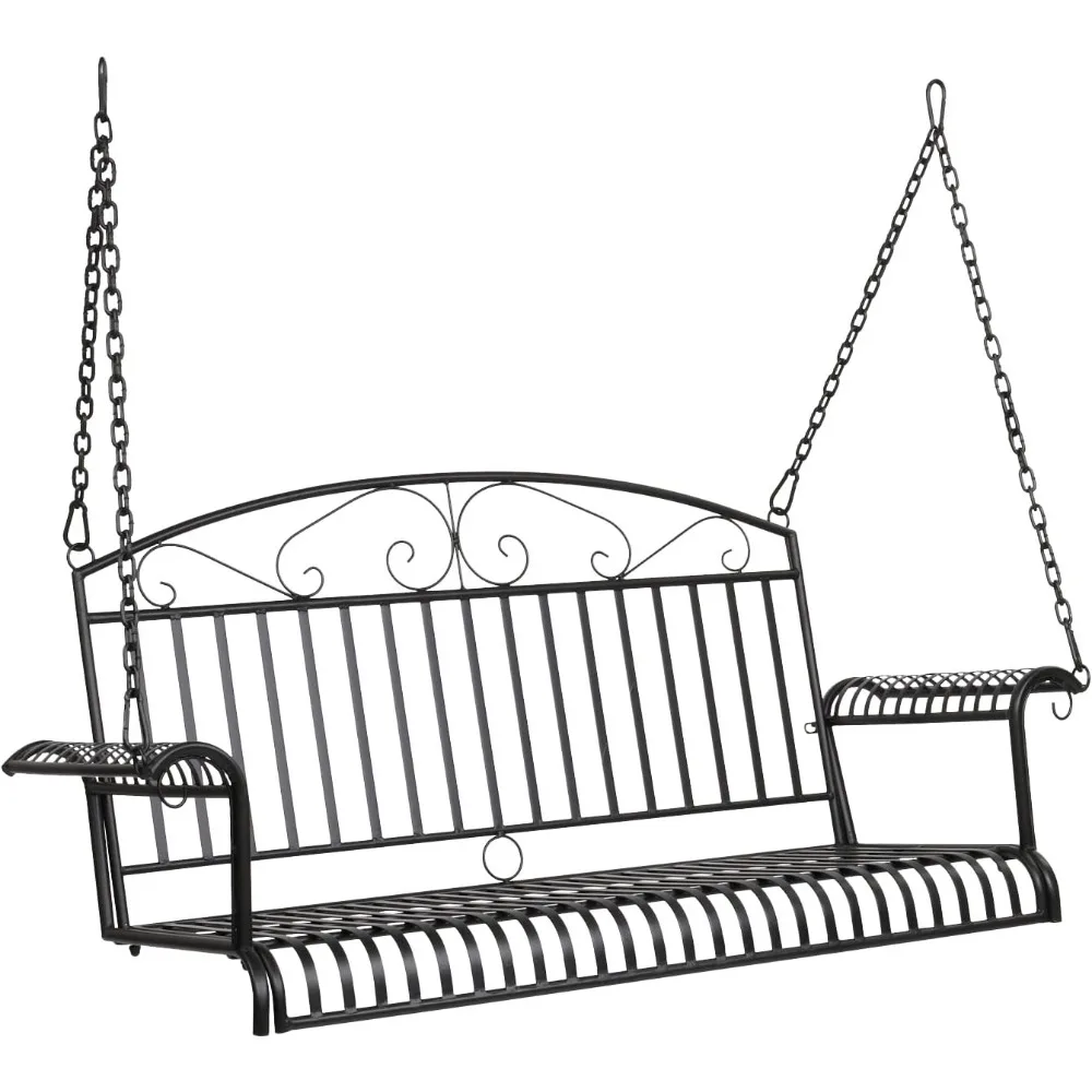 Upgraded Metal Patio Porch Swing, 660 LBS Weight Capacity Steel Porch Swing Chair
Upgraded Metal Patio Porch Swing, 660 LBS Weight Capacity Steel Porch Swing Chair