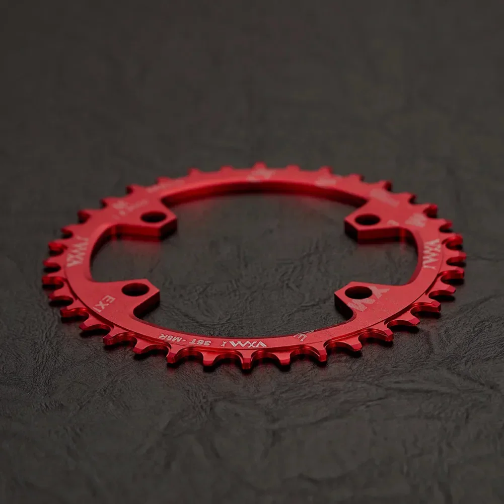 Bicycle Chainring Single Speed 32T/34T/36T/38T Bike Black/Red CNC Machining Process MTB Positive & Negative Plate
Bicycle Chainring Single Speed 32T/34T/36T/38T Bike Black/Red CNC Machining Process MTB Positive & Negative Plate